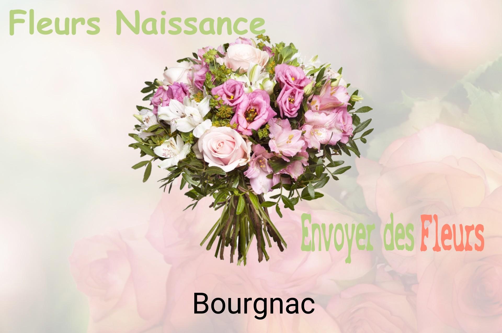 Bouquet de fleurs de naissance livré à Bourgnac